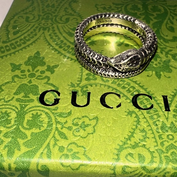 Gucci Other - Gucci Garden Silver Snake Ring | Size 9